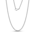 3mm Box link Chain - Unisex Necklaces - The Steel Shop