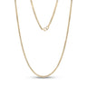 2mm Thin Cuban Link Chain - Unisex Necklaces - The Steel Shop