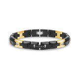 Trifecta Link Bracelet - Mens Steel Bracelets - The Steel Shop