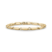 Solid Link Armband - Heren Stalen Armbanden - De Staalwinkel