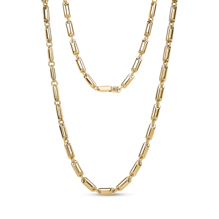 Massieve schakelketting - Mannen Ketting - De Stalen Winkel