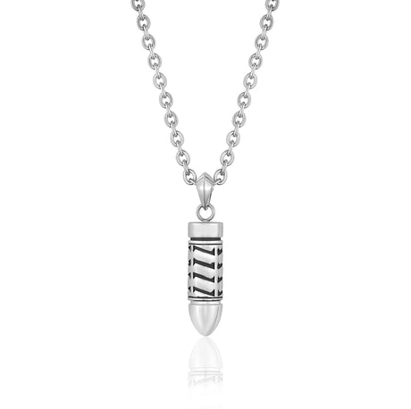 Bullet Urn Pendant - Men Pendant - The Steel Shop