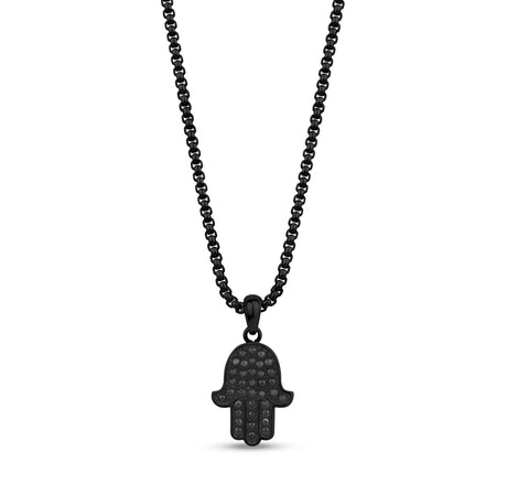 Stone-Set Hamsa Pendant