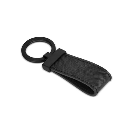 Cross-Hatch Leather Keychain - Keychains - The Steel Shop