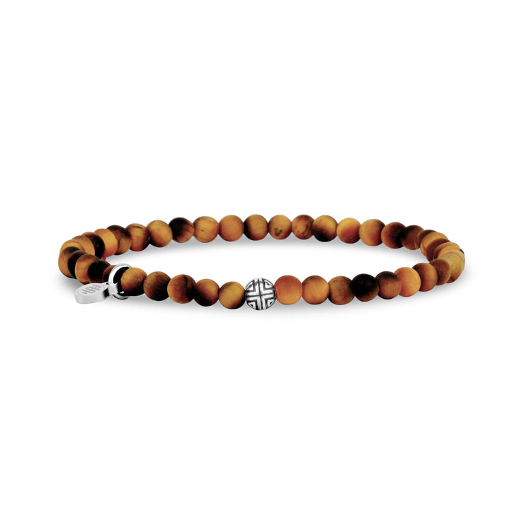 Matte Tijgeroog Armband | 4MM - Unisex Armband - The Steel Shop