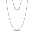 2mm Thin Round Box Link Chain - Unisex Necklaces - The Steel Shop