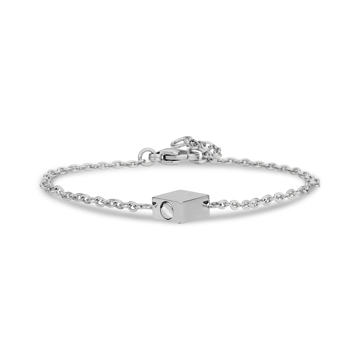 Diamanten Vierkante Urn Armband - Dames Armband - The Steel Shop