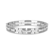 8mm Accent Link Armband - Heren Stalen Armbanden - The Steel Shop