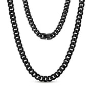 8mm Cubaanse Schakelketting - Mannen Ketting - De Staalshop