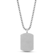 Mannen hanger - Staal Dog Tag Urn Hanger