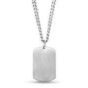 Mannen hanger - graveerbaar mat roestvrij staal Dog Tag
