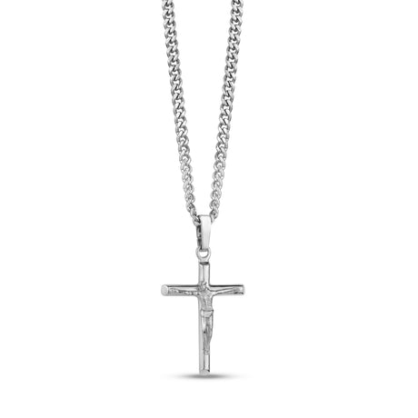 Mannen hanger - Roestvrij staal Crucifix Kruis hanger
