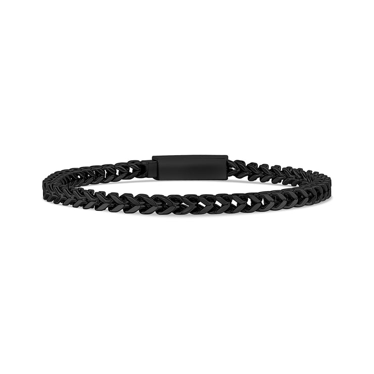4mm Franco Link Armband - Heren Stalen Armbanden - De Staalwinkel