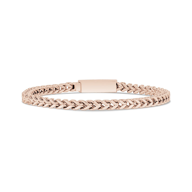 4mm Franco Link Armband - Heren Stalen Armbanden - De Staalwinkel