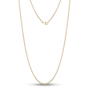 1,5mm dunne Box schakelketting - Unisex Kettingen - De Stalen Winkel