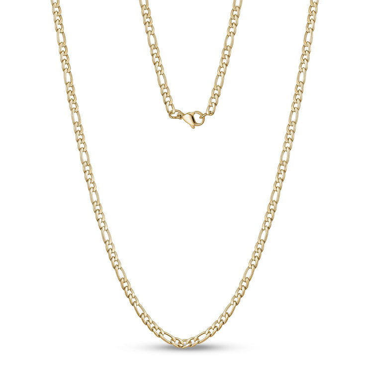 3,5mm Figaro schakelketting - Unisex kettingen - De Staalwinkel