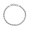 Vrouwen Armband - 4mm Vrouwen Roestvrij Staal Touw Ketting Armband