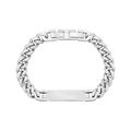 Vrouwen Armband - 8mm Roestvrij staal Cubaanse Link graveerbare ID Armband
